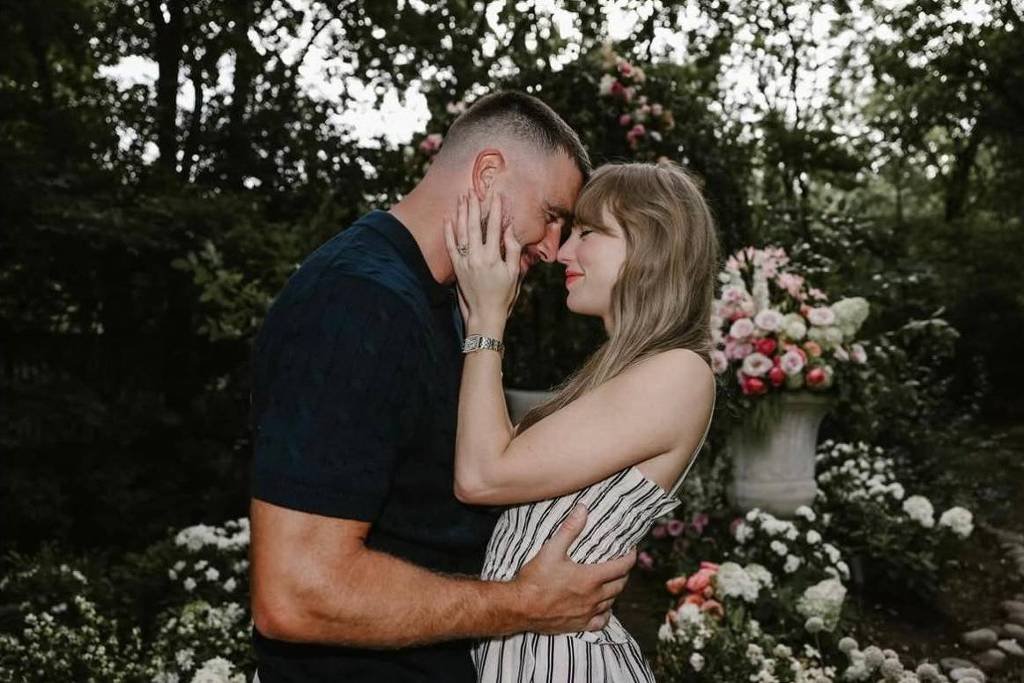 Fotografia de noivado de Taylor Swift e Travis Kelce ecoa rica tradição artística de seis séculos - Imagem do artigo