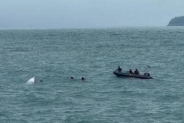 Marinha Suspende Buscas por Tripulante Após Naufrágio no Litoral de SP; Corpos de Mãe e Filho São Identificados - Imagem do artigo original