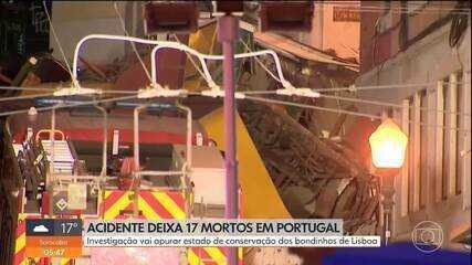 Descarrilamento de Bondinho em Lisboa: Sobe para 17 o Número de Mortos e Brasileiro Fica Ferido - Imagem do artigo original