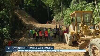 Estrada inédia para Comunidade Quilombola de Bombas em SP - Imagem do artigo original