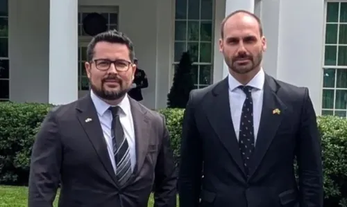 PGR denuncia Eduardo Bolsonaro e Paulo Figueiredo por coação - Imagem do artigo original
