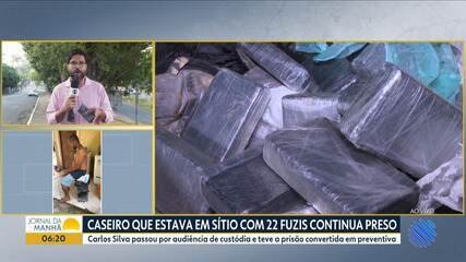 Caseiro preso com arsenal de fuzis na Bahia tem prisão mantida - Imagem do artigo original