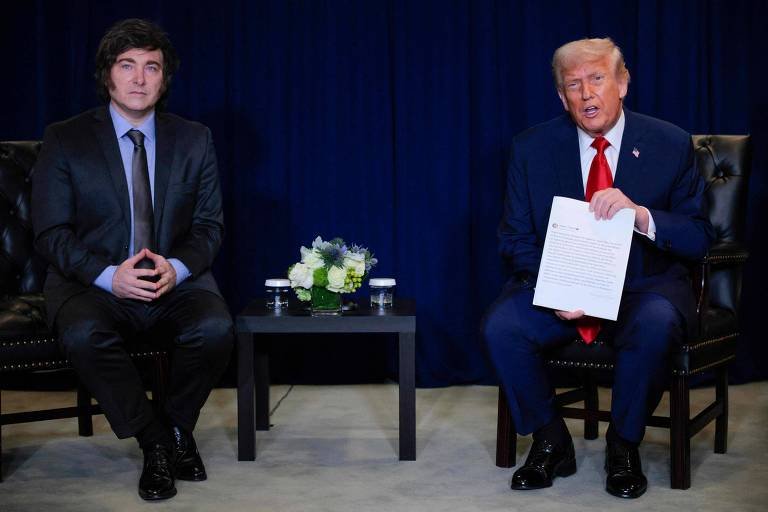 Donald Trump Declara Apoio a Javier Milei em Encontro na ONU - Imagem do artigo original