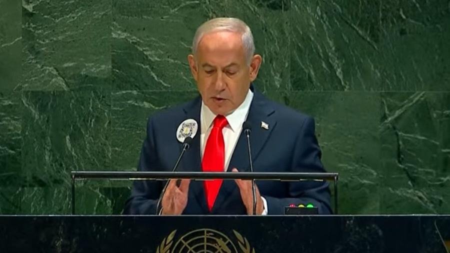 Netanyahu na ONU: Promete Ação Firme em Gaza Apesar de Críticas - Imagem do artigo original