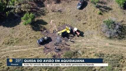Remoção de destroços de avião que matou 4 no Pantanal - Imagem do artigo original