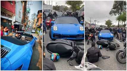 MK Bernardino Atropela Motociclista em SP com Porsche - Imagem do artigo original