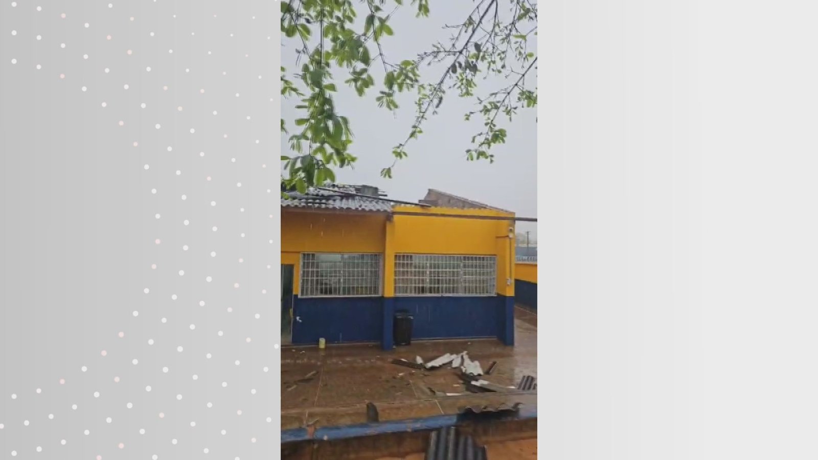 Temporal destelha escola em São Carlos: Vento de 75 km/h - Imagem do artigo