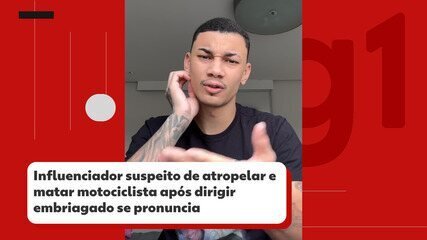Influenciador Enzo Santana se pronuncia sobre atropelamento - Imagem do artigo original