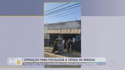 Bauru: Cinco comércios interditados por irregularidades em bebidas - Imagem do artigo original