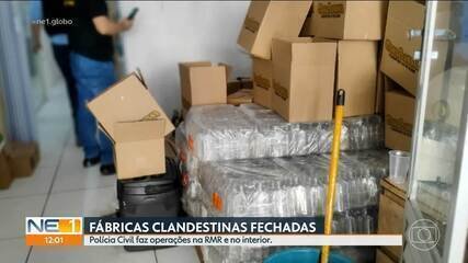 Polícia Interdita Fábrica Clandestina de Bebidas no Recife - Imagem do artigo original