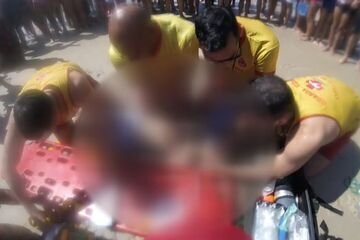 Resgate Boliviano Guarujá: Banhistas Oram por Menino Afogado - Imagem do artigo original