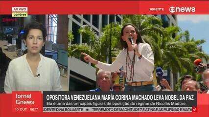 María Corina Machado: Nobel da Paz e luta pela democracia - Imagem do artigo original