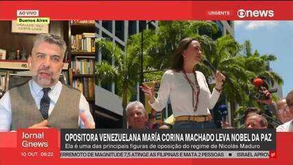 Prêmio Nobel para María Corina Machado: Maduro Deslegitimado - Imagem do artigo original