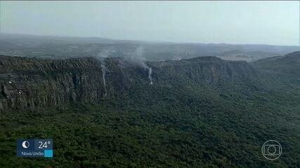Incêndio na Serra de São José Queimou 430 Hectares em MG - Imagem do artigo original