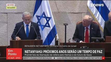 Netanyahu Anuncia “Tempos de Paz” em Israel com Trump - Imagem do artigo original
