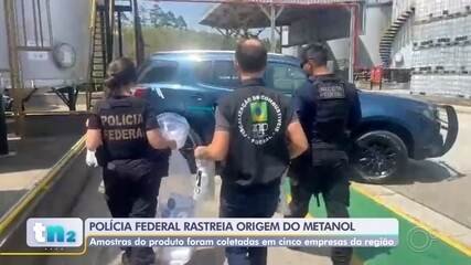 PF Coleta Amostras de Metanol em Empresas da Região - Imagem do artigo original