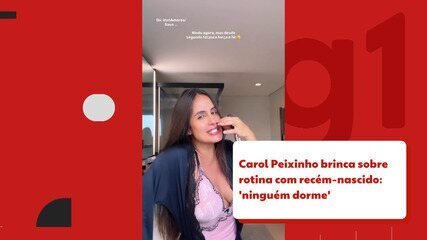 Carol Peixinho e Thiaguinho: primeiro mês do filho Bento - Imagem do artigo original