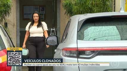 Motorista descobre carro clonado em reportagem do Bom Dia Rio - Imagem do artigo original