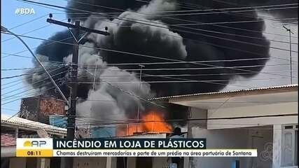 Incêndio em Loja de Santana (AP): Bombeiros Investiga Causas - Imagem do artigo original