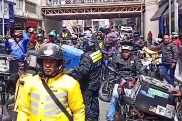 Protesto Motociclistas no Centro de SP Pede Mais Segurança - Imagem do artigo original