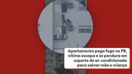 Advogada salva família em incêndio: resgate heroico no PR - Imagem do artigo original