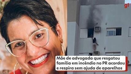 Mãe Resgatada de Incêndio no PR Acorda e Respira Sem Aparelhos - Imagem do artigo original