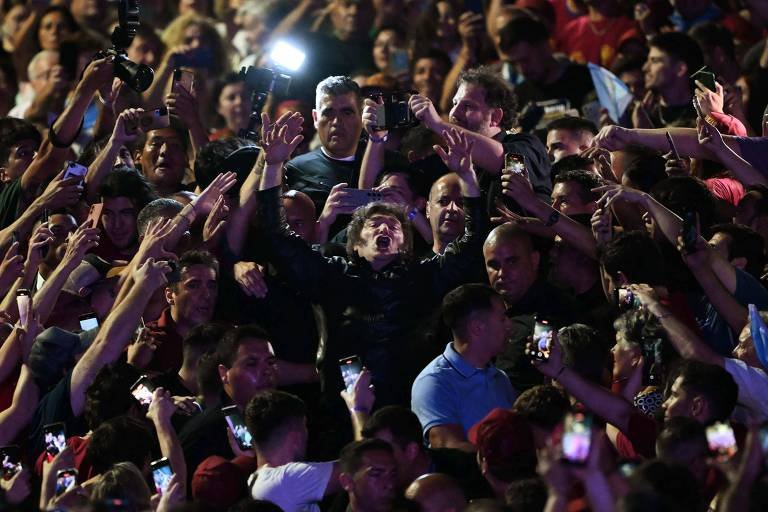 Milei Reforça Otimismo em Campanha para Eleições Argentinas - Imagem do artigo original