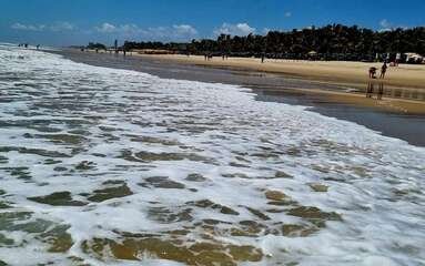 Praia do Futuro em Fortaleza tem trechos próprios para banho - Imagem do artigo original