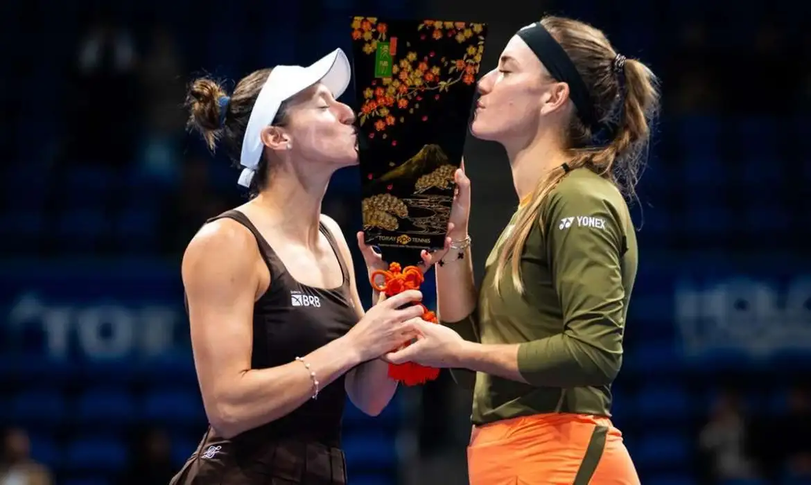 Luisa Stefani Conquista WTA 500 de Tóquio, 4º Título na Temporada - Imagem do artigo original