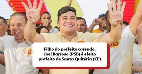 Joel Barroso vence eleições suplementares em Santa Quitéria - Imagem do artigo original