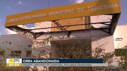 Hospital Veterinário de Teresina: Obra de R$1 Milhão Abandonada - Imagem do artigo original