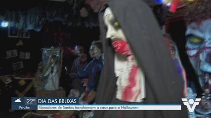 Família em Santos cria a “Casa Monstro” para Halloween - Imagem do artigo original