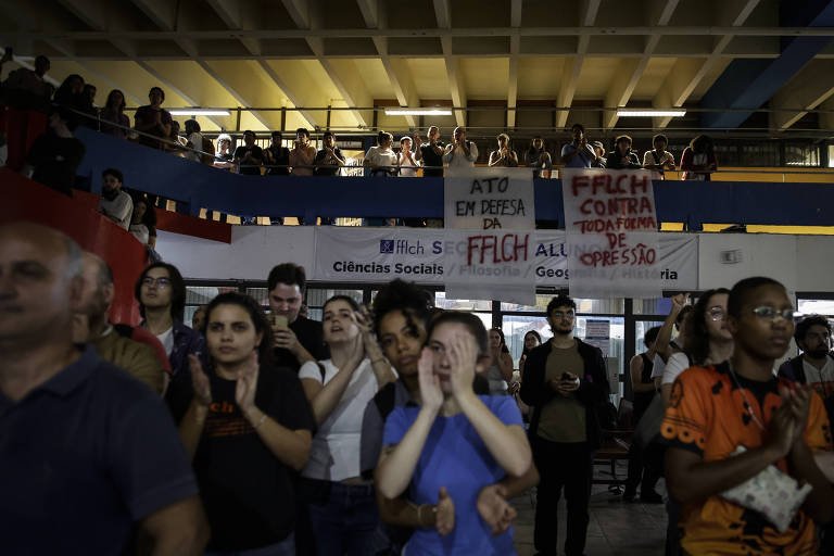 Ato na USP: Apoio à FFLCH após Oito Invasões é Reforçado - Imagem do artigo original
