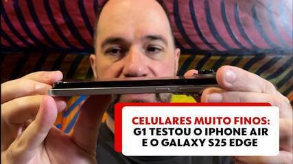 Teste: iPhone Air e Galaxy S25 Edge – O Duelo dos Finos - Imagem do artigo original