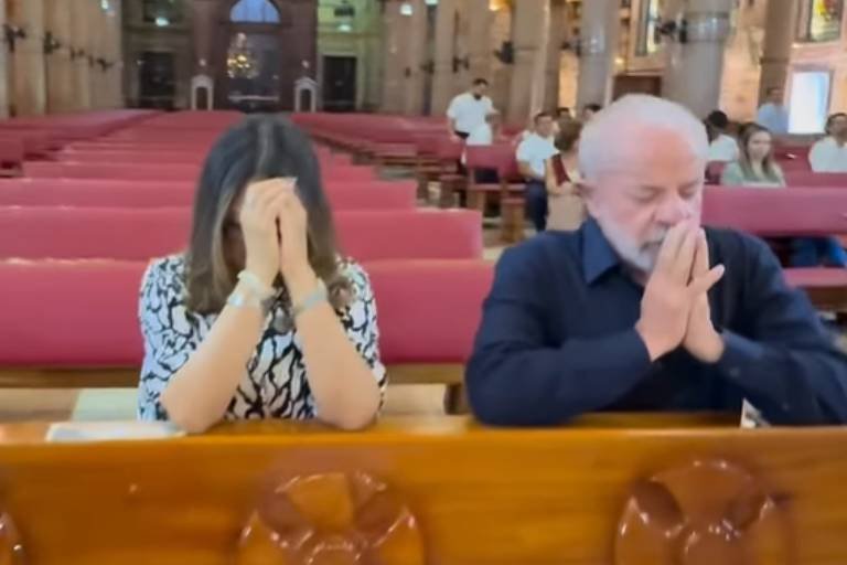 Janja e Lula Rezam Após Incidente Aéreo da FAB no Pará - Imagem do artigo original
