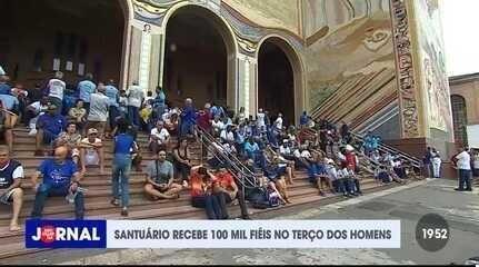 Recorde de Público no Terço dos Homens em Aparecida - Imagem do artigo original