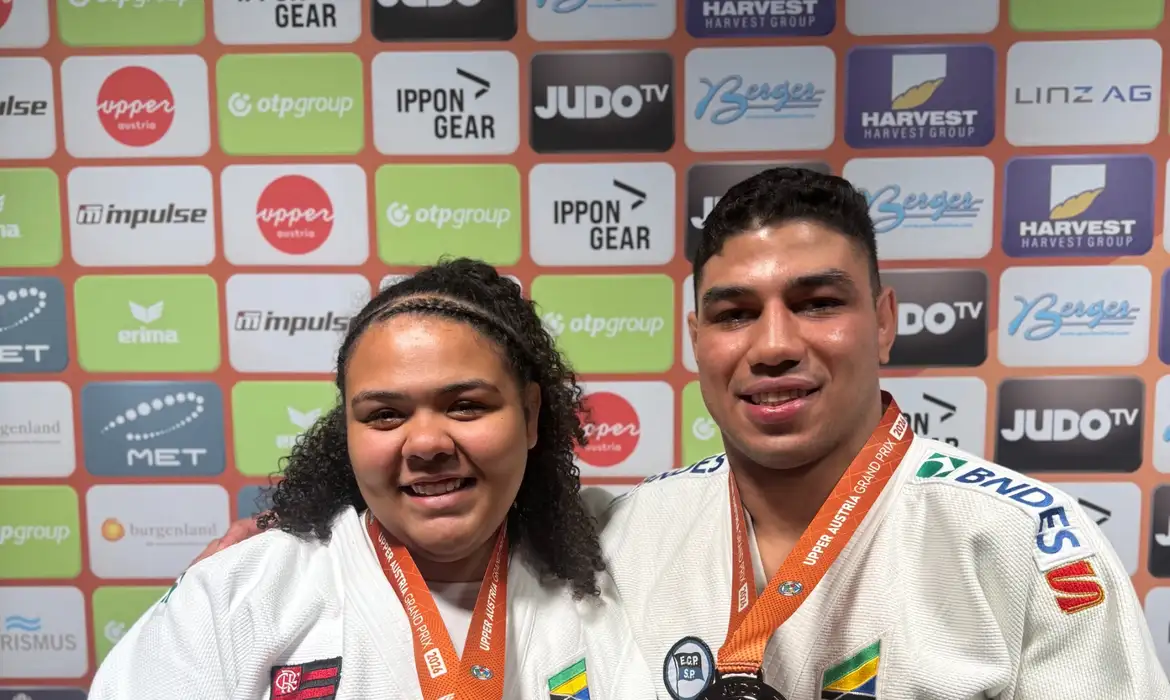 Brasil conquista 6 medalhas no Grand Prix Judô da Áustria - Imagem do artigo original