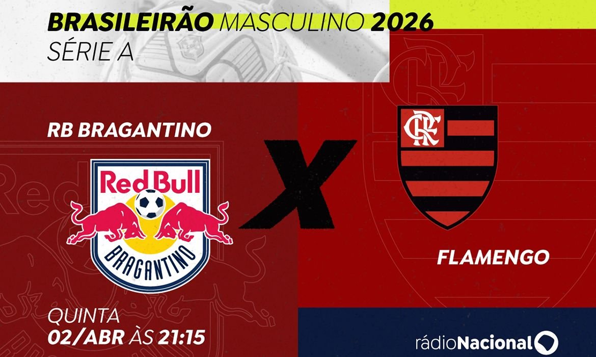 Rádio Nacional transmite RB Bragantino x Flamengo ao vivo - Imagem do artigo original