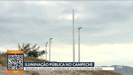Protesto: Moradores de Campeche Contra Postes na Praia - Imagem do artigo original