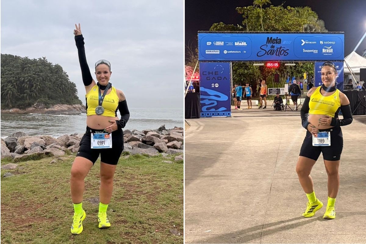 Grávida de 26 Semanas Corre 7 km na Meia Maratona de Santos - Imagem do artigo