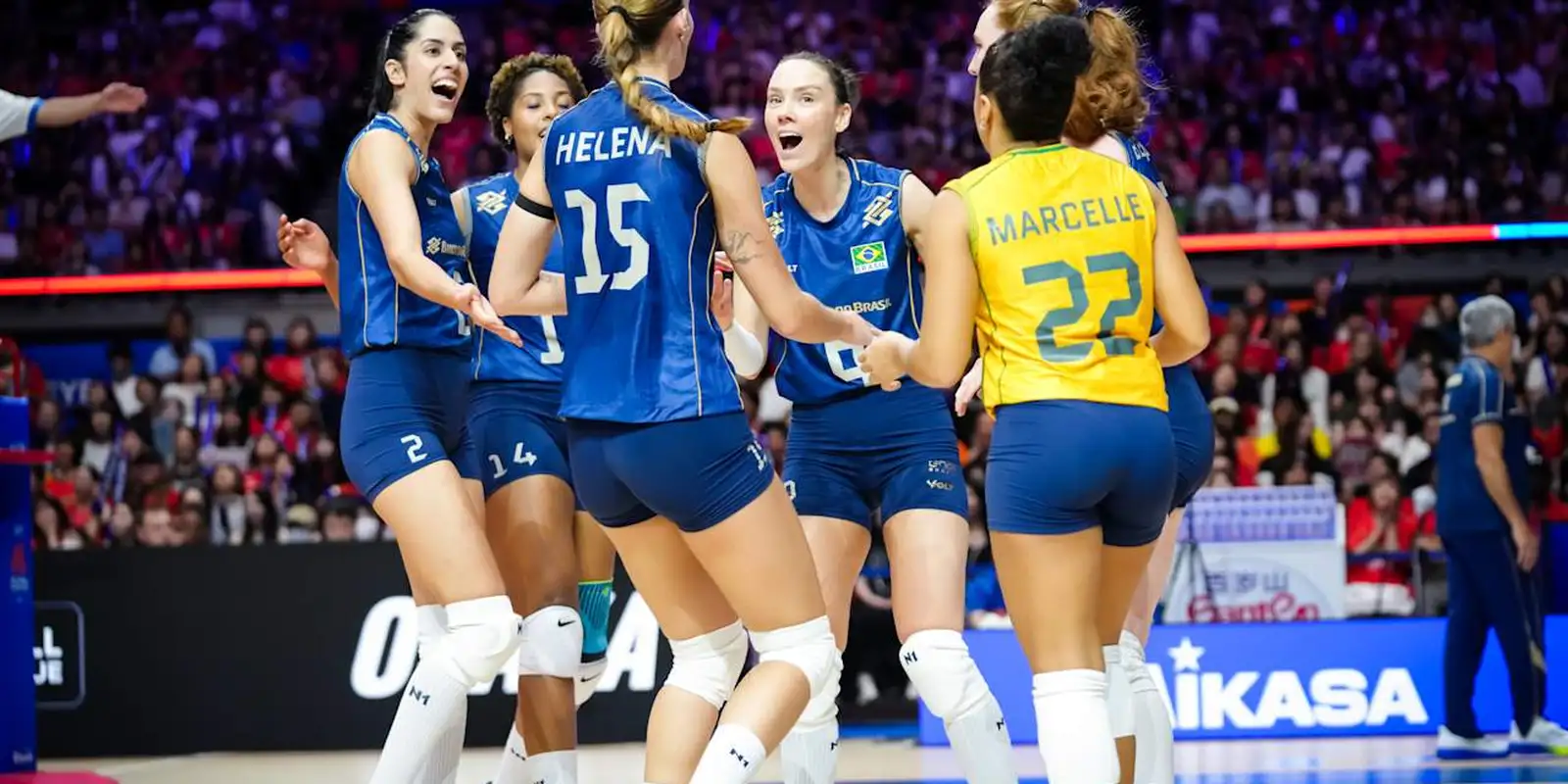 Vitória Brasil Vôlei Liga das Nações contra Japão em Osaka - Imagem do artigo