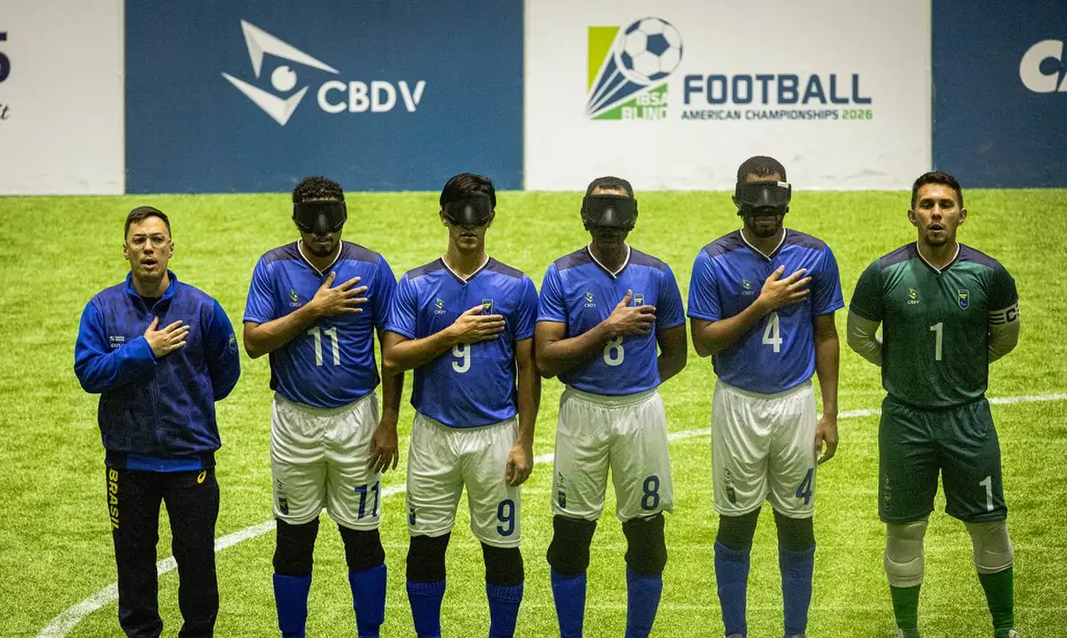 Brasil na Semi da Copa América de Futebol de Cegos - Imagem do artigo original