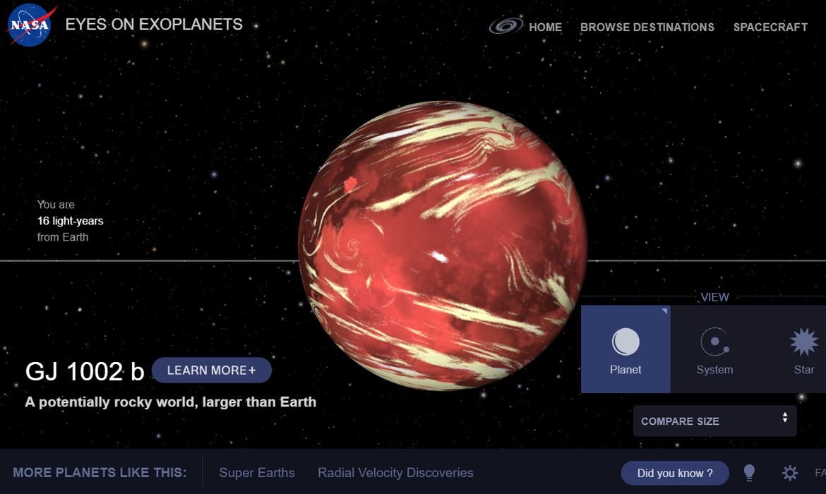 Pesquisa no ON: Oito Exoplanetas Podem Ter Vida Extraterrestre - Imagem do artigo original