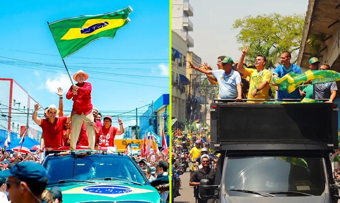 Lula e Flávio Bolsonaro em Ações de Campanha no Rio e Natal - Imagem do artigo original
