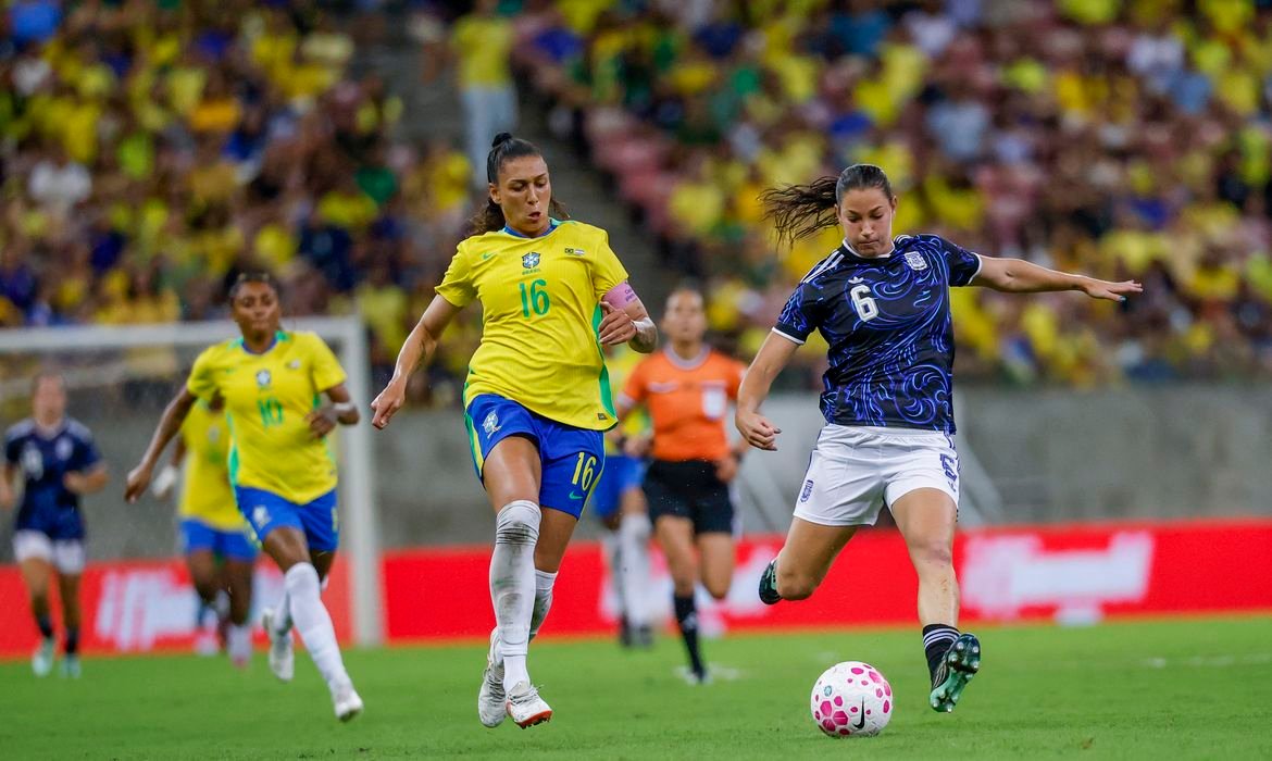 Empate com Argentina Conclui Testes da Seleção Feminina - Imagem do artigo original