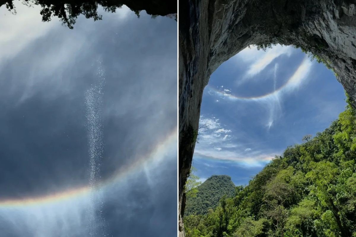 Fenômeno da Cachoeira na Casa de Pedra viraliza na web - Imagem do artigo